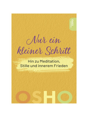 cover image of Nur ein kleiner Schritt
